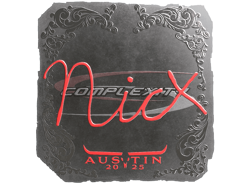 Sticker | nicx (Foil) | Austin 2025 (Sticker | nicx (Foil) | Austin 2025)