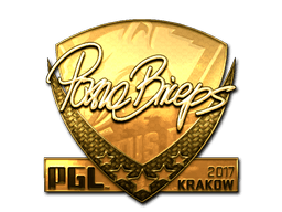 Sticker | pashaBiceps (Gold) | Krakow 2017 (Sticker | pashaBiceps (Gold) | Krakow 2017)