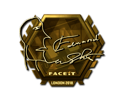 Sticker | Edward (Gold) | London 2018 (Sticker | Edward (Gold) | London 2018)