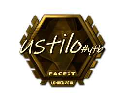 Sticker | USTILO (Gold) | London 2018 (Sticker | USTILO (Gold) | London 2018)