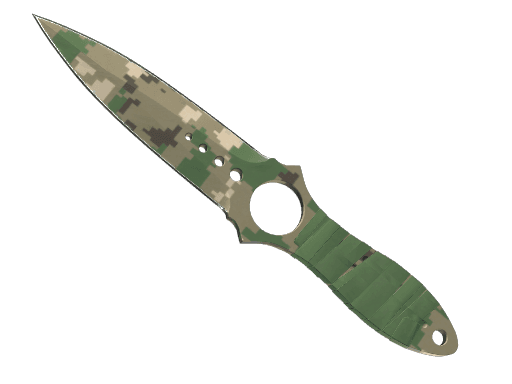 ★ Скелетный нож | Пиксельный камуфляж «Лес» (★ Skeleton Knife | Forest DDPAT)