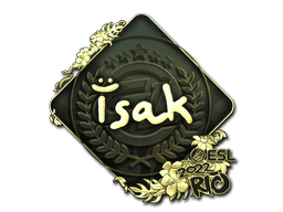 Sticker | isak (Gold) | Rio 2022 (Sticker | isak (Gold) | Rio 2022)