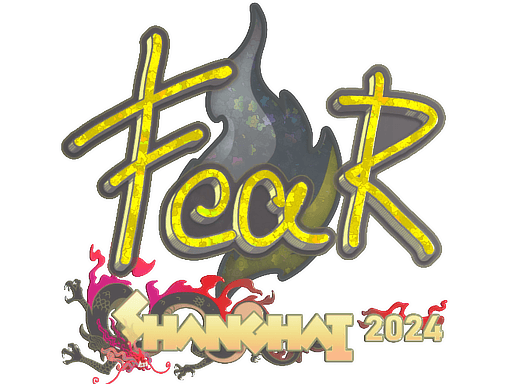 Sticker | fEAR (Glitter) | Shanghai 2024 (Sticker | fEAR (Glitter) | Shanghai 2024)