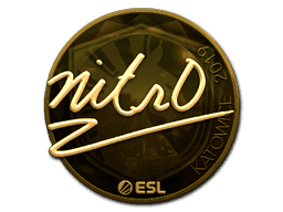 Sticker | nitr0 (Gold) | Katowice 2019 (Sticker | nitr0 (Gold) | Katowice 2019)