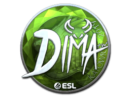 Sticker | Dima (Foil) | Katowice 2019 (Sticker | Dima (Foil) | Katowice 2019)