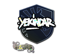 Sticker | YEKINDAR (Glitter) | Paris 2023 (Sticker | YEKINDAR (Glitter) | Paris 2023)