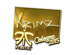 Sticker | KRIMZ (Gold) | Cologne 2015 (Sticker | KRIMZ (Gold) | Cologne 2015)
