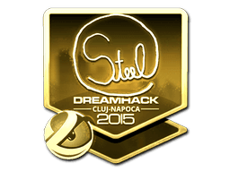 Sticker | steel (Gold) | Cluj-Napoca 2015 (Sticker | steel (Gold) | Cluj-Napoca 2015)