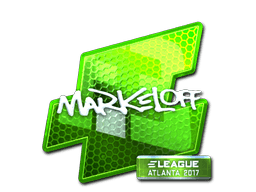 Sticker | markeloff (Foil) | Atlanta 2017 (Sticker | markeloff (Foil) | Atlanta 2017)