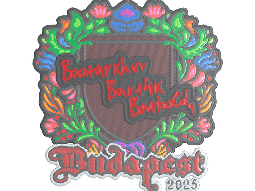 Sticker | Bart4k (Embroidered) | Budapest 2025 (Sticker | Bart4k (Embroidered) | Budapest 2025)
