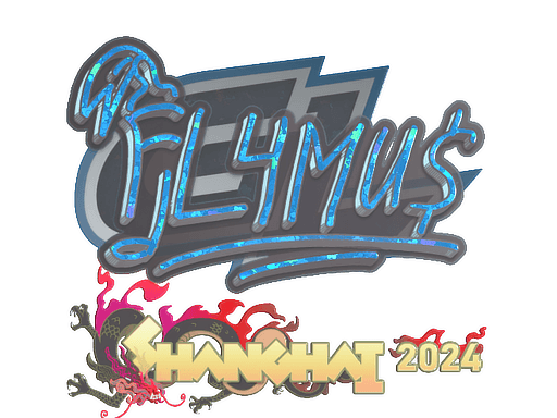 Sticker | FL4MUS (Glitter) | Shanghai 2024 (Sticker | FL4MUS (Glitter) | Shanghai 2024)