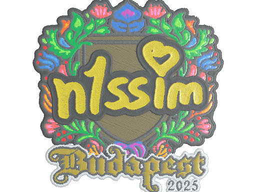 Sticker | n1ssim (Embroidered) | Budapest 2025 (Sticker | n1ssim (Embroidered) | Budapest 2025)