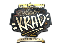 Sticker | Krad (Gold) | Berlin 2019 (Sticker | Krad (Gold) | Berlin 2019)