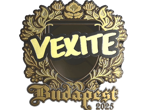 Sticker | vexite (Gold) | Budapest 2025 (Sticker | vexite (Gold) | Budapest 2025)