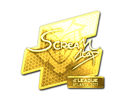Sticker | ScreaM (Gold) | Atlanta 2017 (Sticker | ScreaM (Gold) | Atlanta 2017)
