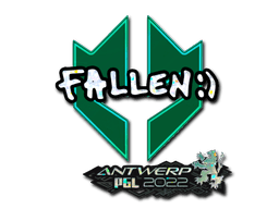 Sticker | FalleN (Glitter) | Antwerp 2022 (Sticker | FalleN (Glitter) | Antwerp 2022)