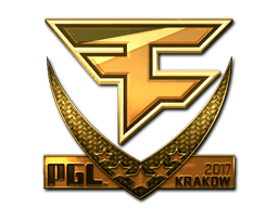 Sticker | FaZe Clan (Gold) | Krakow 2017 (Sticker | FaZe Clan (Gold) | Krakow 2017)