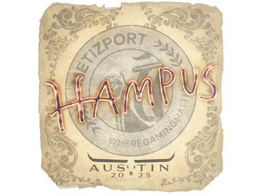 Sticker | hampus | Austin 2025 (Sticker | hampus | Austin 2025)