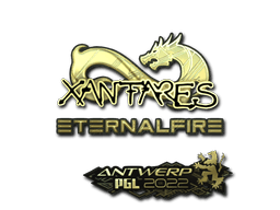 Sticker | XANTARES (Gold) | Antwerp 2022 (Sticker | XANTARES (Gold) | Antwerp 2022)