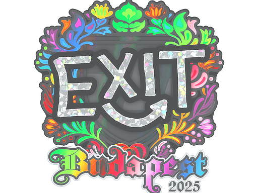 Sticker | exit (Holo) | Budapest 2025 (Sticker | exit (Holo) | Budapest 2025)
