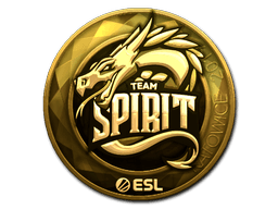 Sticker | Team Spirit (Gold) | Katowice 2019 (Sticker | Team Spirit (Gold) | Katowice 2019)