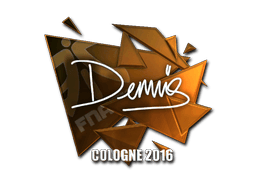 Sticker | dennis (Foil) | Cologne 2016 (Sticker | dennis (Foil) | Cologne 2016)