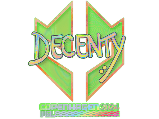 Sticker | decenty (Holo) | Copenhagen 2024 (Sticker | decenty (Holo) | Copenhagen 2024)