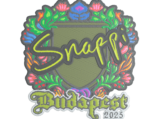 Sticker | Snappi (Embroidered) | Budapest 2025 (Sticker | Snappi (Embroidered) | Budapest 2025)