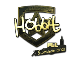 Sticker | HObbit (Gold) | Stockholm 2021 (Sticker | HObbit (Gold) | Stockholm 2021)