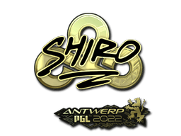 Sticker | sh1ro (Gold) | Antwerp 2022 (Sticker | sh1ro (Gold) | Antwerp 2022)