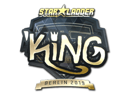 Sticker | kNgV- (Gold) | Berlin 2019 (Sticker | kNgV- (Gold) | Berlin 2019)