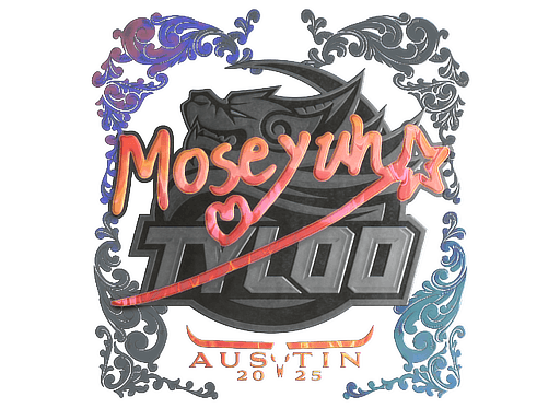 Sticker | Moseyuh (Holo) | Austin 2025 (Sticker | Moseyuh (Holo) | Austin 2025)