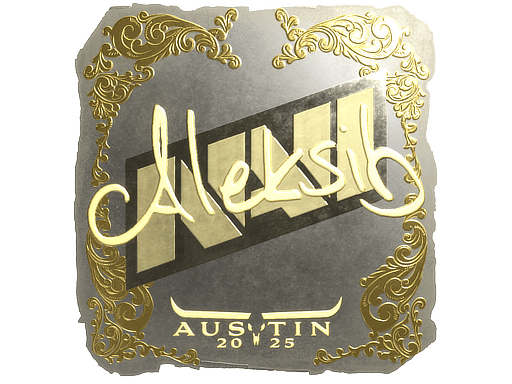 Sticker | Aleksib (Gold) | Austin 2025 (Sticker | Aleksib (Gold) | Austin 2025)