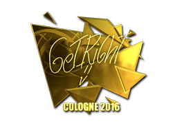 Sticker | GeT_RiGhT (Gold) | Cologne 2016 (Sticker | GeT_RiGhT (Gold) | Cologne 2016)