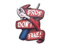 Sticker | Pros Don't Fake (Sticker | Pros Don't Fake)