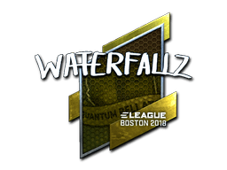 Sticker | waterfaLLZ (Foil) | Boston 2018 (Sticker | waterfaLLZ (Foil) | Boston 2018)