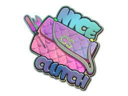 Sticker | Nice Clutch (Holo) (Sticker | Nice Clutch (Holo))