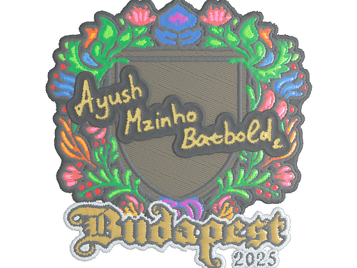 Sticker | mzinho (Embroidered) | Budapest 2025 (Sticker | mzinho (Embroidered) | Budapest 2025)