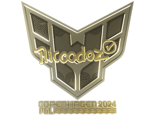 Sticker | nicoodoz (Gold) | Copenhagen 2024 (Sticker | nicoodoz (Gold) | Copenhagen 2024)