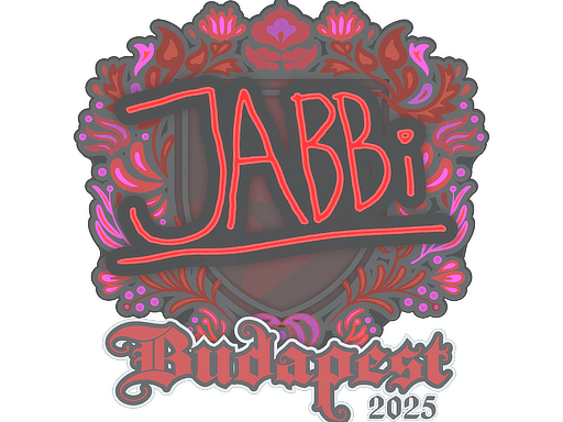 Sticker | jabbi | Budapest 2025 (Sticker | jabbi | Budapest 2025)