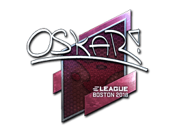 Sticker | oskar (Foil) | Boston 2018 (Sticker | oskar (Foil) | Boston 2018)