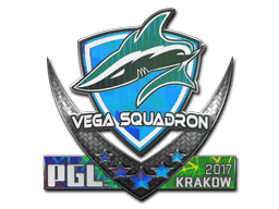 Sticker | Vega Squadron (Holo) | Krakow 2017 (Sticker | Vega Squadron (Holo) | Krakow 2017)