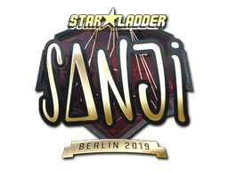 Sticker | SANJI (Gold) | Berlin 2019 (Sticker | SANJI (Gold) | Berlin 2019)