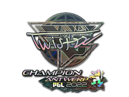 Sticker | Twistzz (Holo, Champion) | Antwerp 2022 (Sticker | Twistzz (Holo, Champion) | Antwerp 2022)