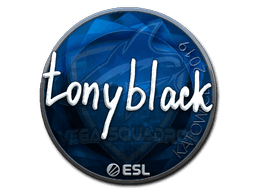 Sticker | tonyblack (Foil) | Katowice 2019 (Sticker | tonyblack (Foil) | Katowice 2019)