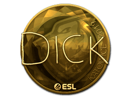 Sticker | DickStacy (Gold) | Katowice 2019 (Sticker | DickStacy (Gold) | Katowice 2019)