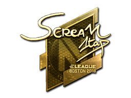 Sticker | ScreaM (Gold) | Boston 2018 (Sticker | ScreaM (Gold) | Boston 2018)