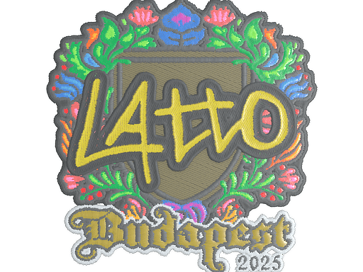Sticker | latto (Embroidered) | Budapest 2025 (Sticker | latto (Embroidered) | Budapest 2025)