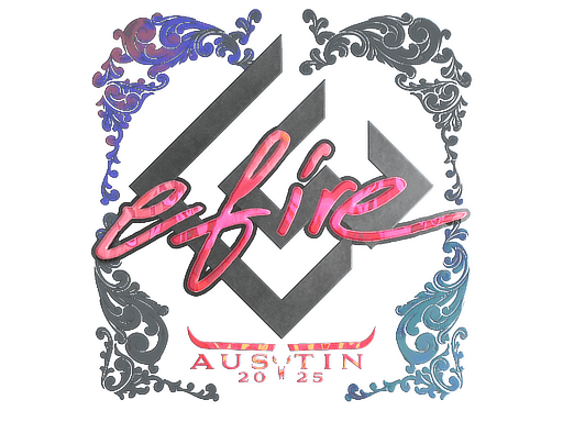 Sticker | efire (Holo) | Austin 2025 (Sticker | efire (Holo) | Austin 2025)