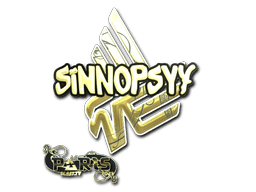 Sticker | sinnopsyy (Gold) | Paris 2023 (Sticker | sinnopsyy (Gold) | Paris 2023)